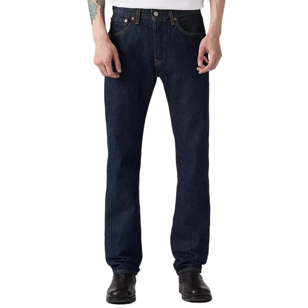 Jean Bleu Brut Homme Levi's 501 Levis Original Fit 1