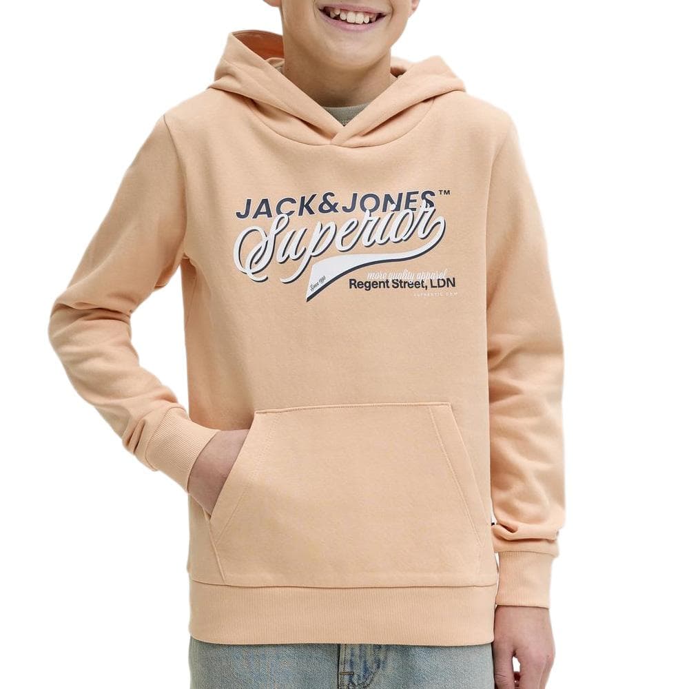 Sweat Orange Garçon Jack & Jones Logo Sweat 1