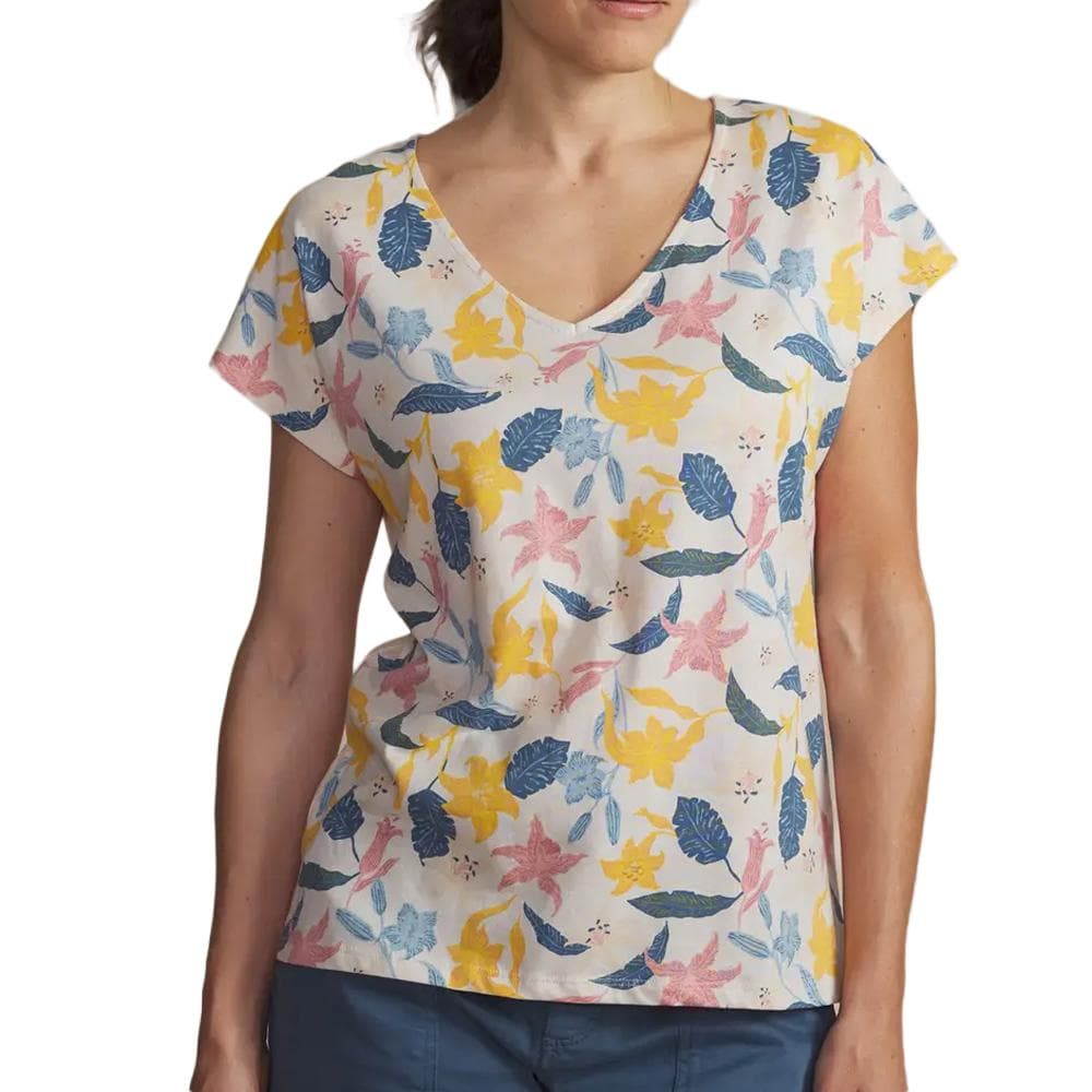 T-Shirt Blanc Femme TBS Navy 1