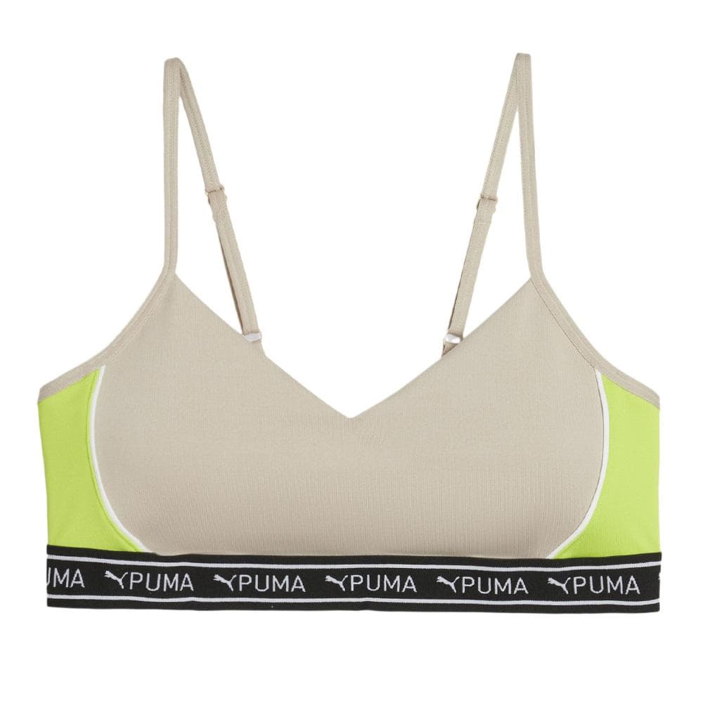 Brassière Beige/Jaune Fluo Femme Puma Move Strong 1