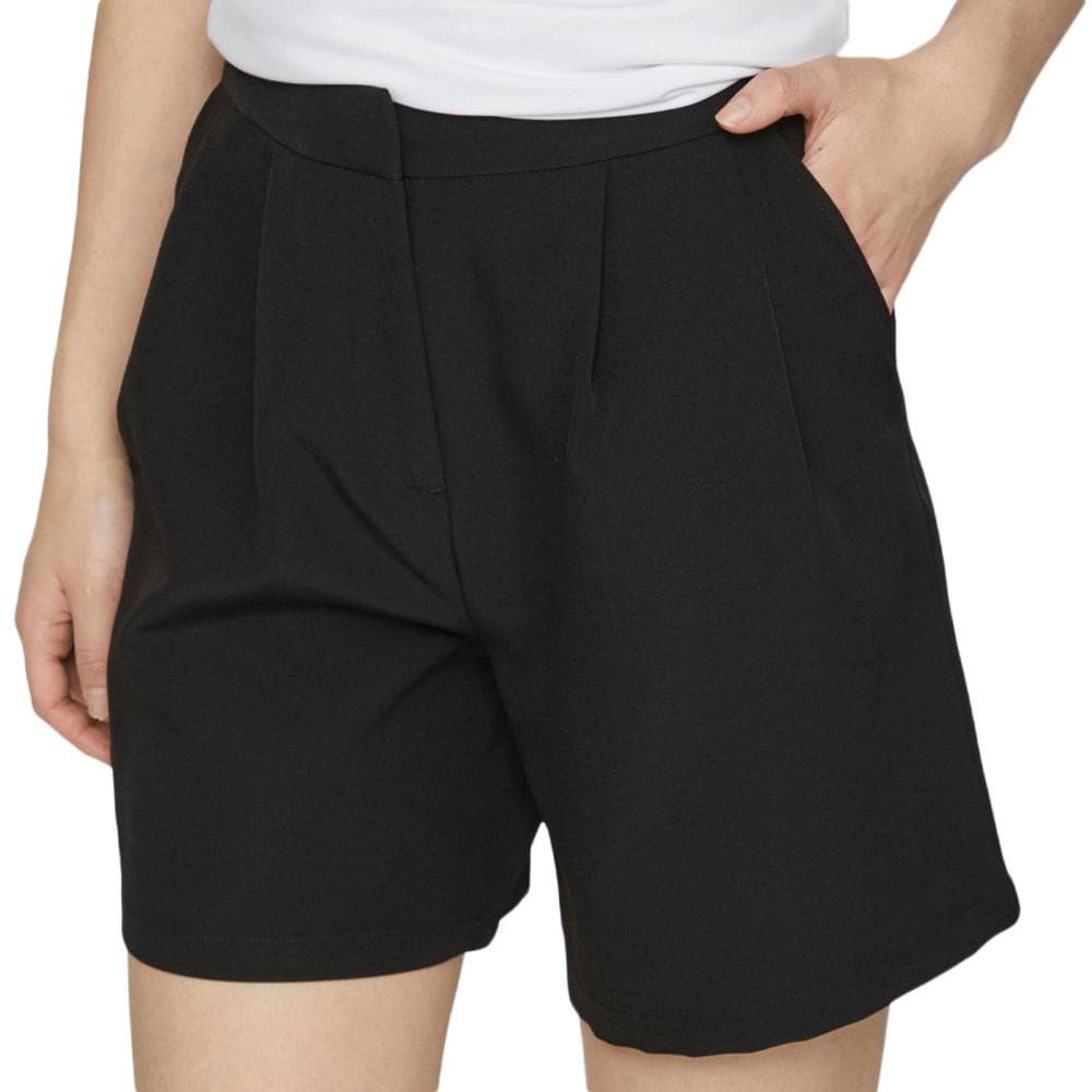 Short Taille Haute Noir Femme Vila Kamma 1
