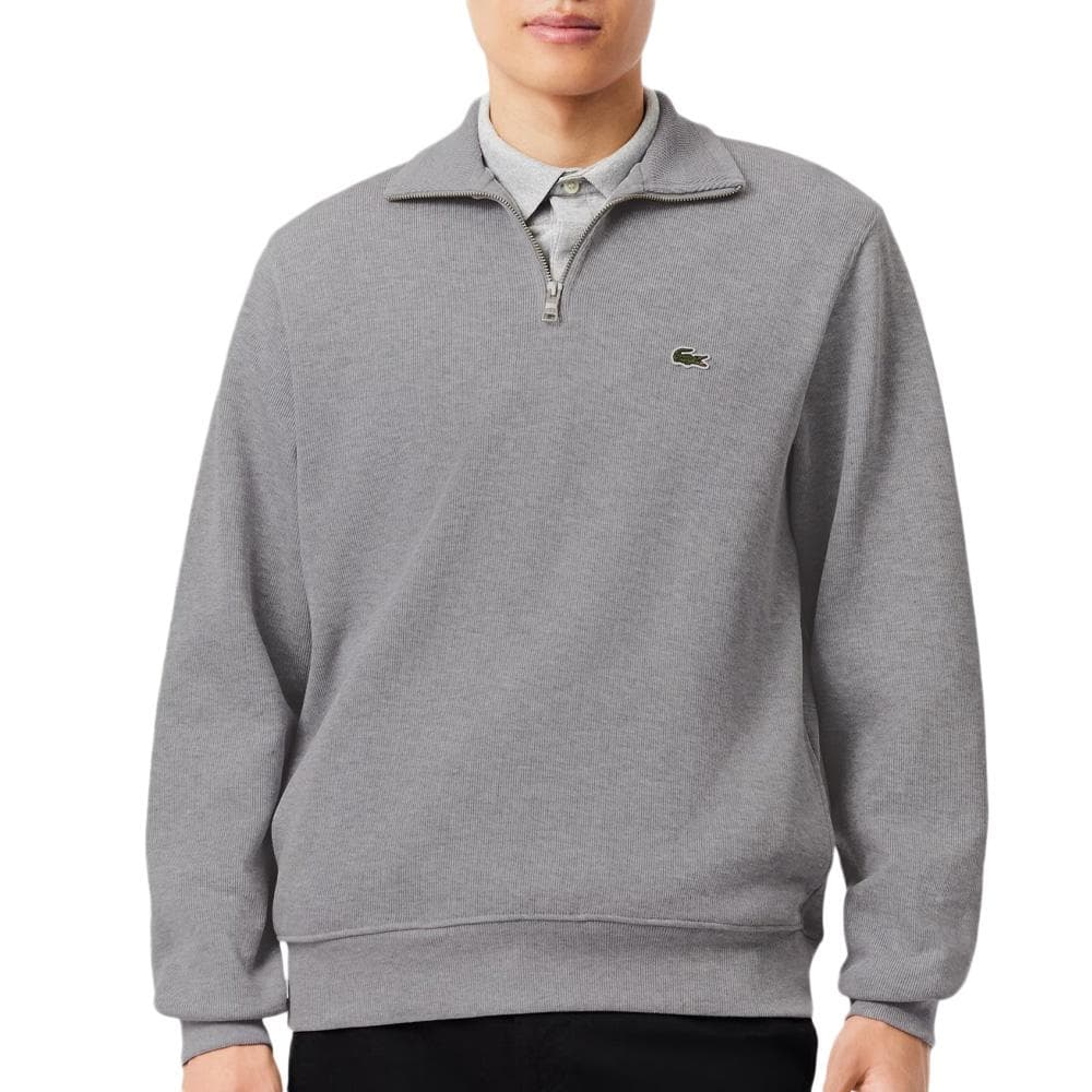 Sweat Gris Clair Homme Lacoste SH1927 1