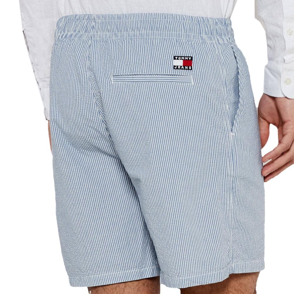 Short Bleu Homme Tommy Jeans Seersucker 2