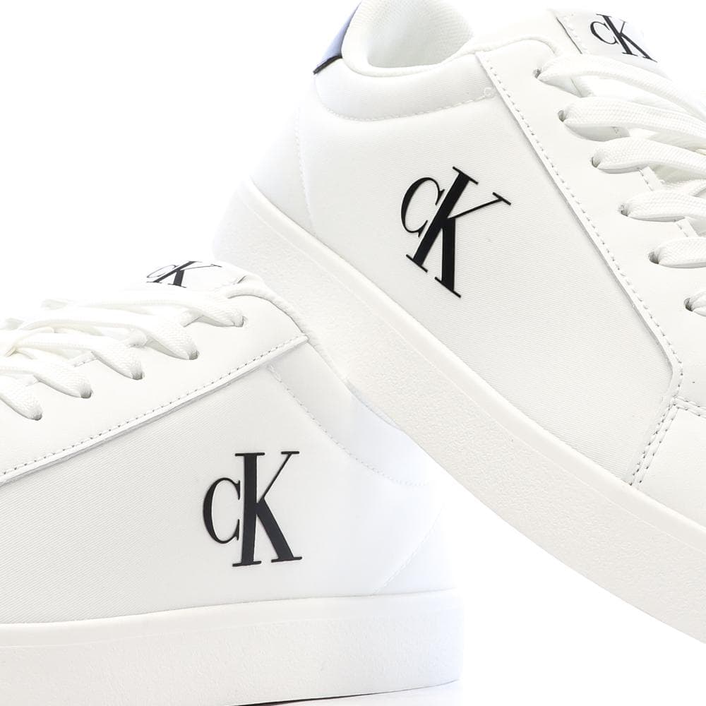 Baskets Blanches/Noires Homme Calvin Klein Jeans 3 Cupsole 7