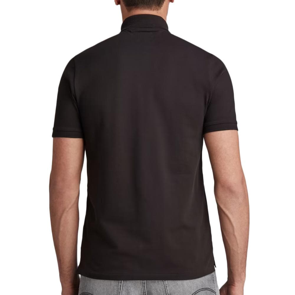 Polo Noir Homme G-Star Dunda 2