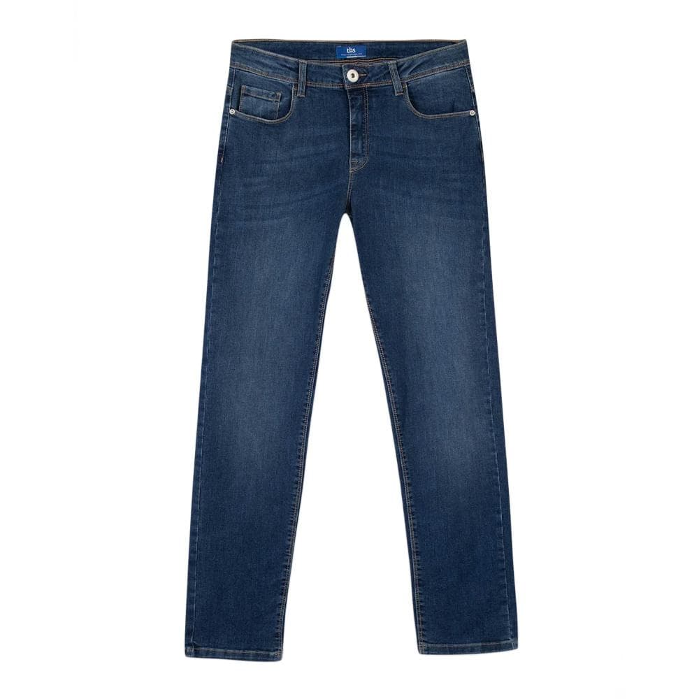 Jean Bleu Droit Femme TBS Pantalon Femme Stone 1