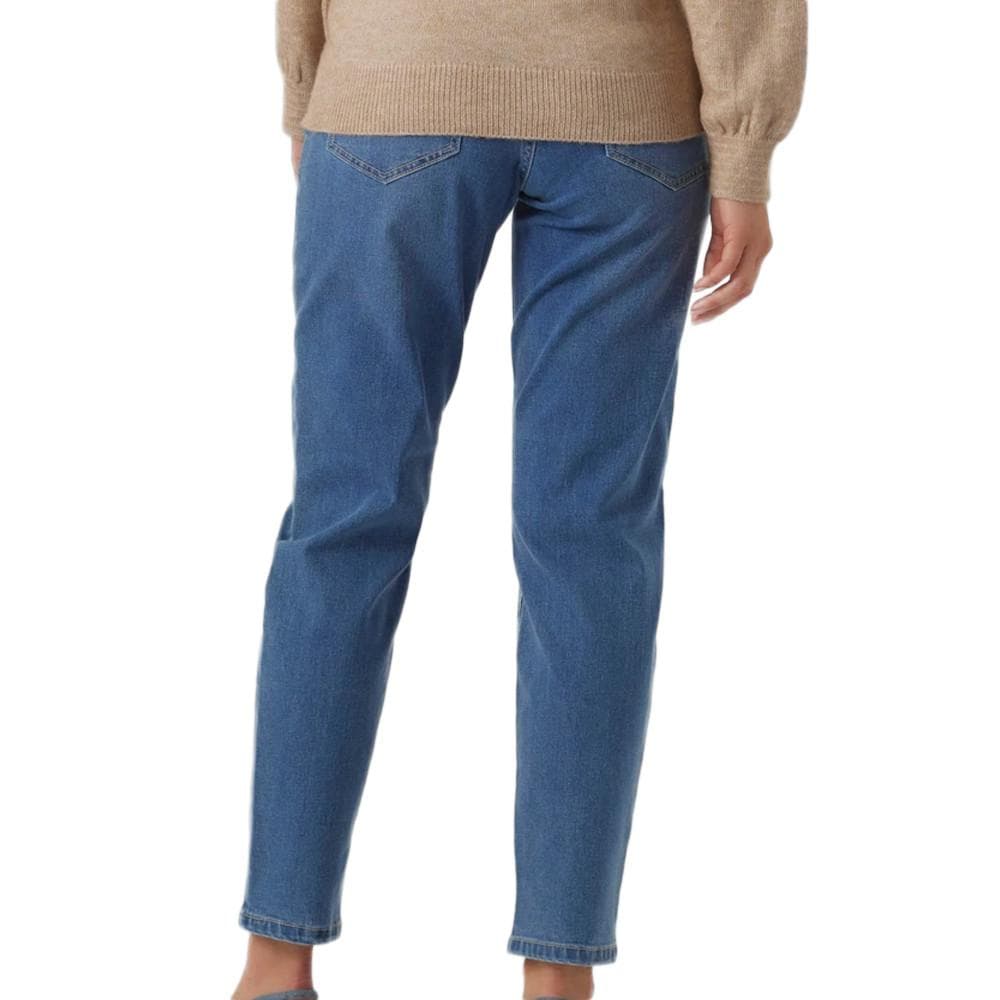 Jean Mom Bleu Fonncé Femme Vero Moda Maternity Mzia 2