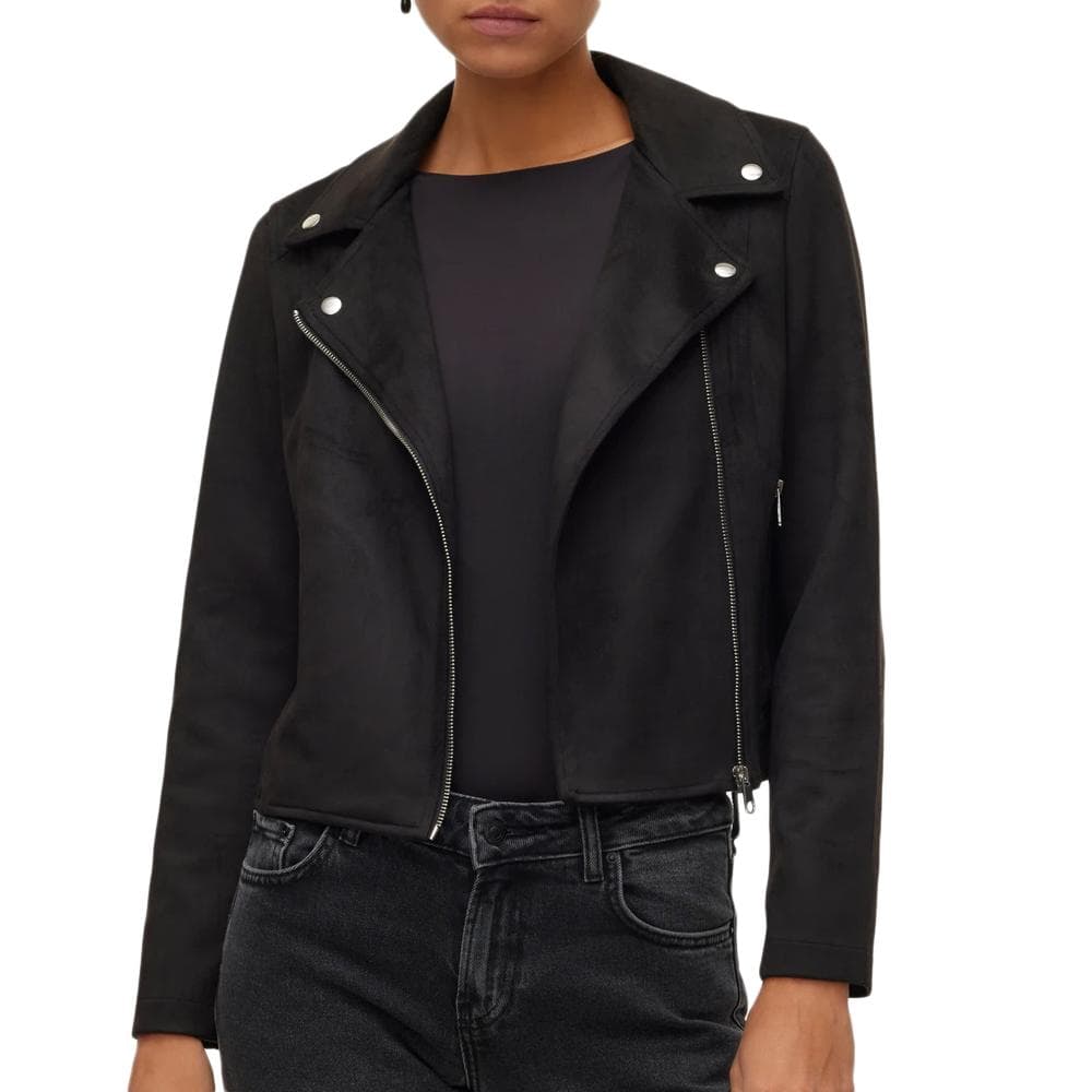 Veste Noire Femme Vero Moda Biker 1