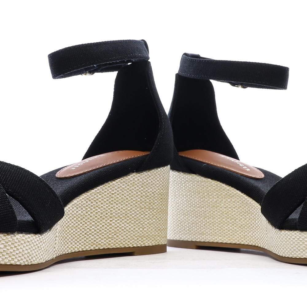 Sandales Noir Femme Tommy Hilfiger Flag Criss-cros 7