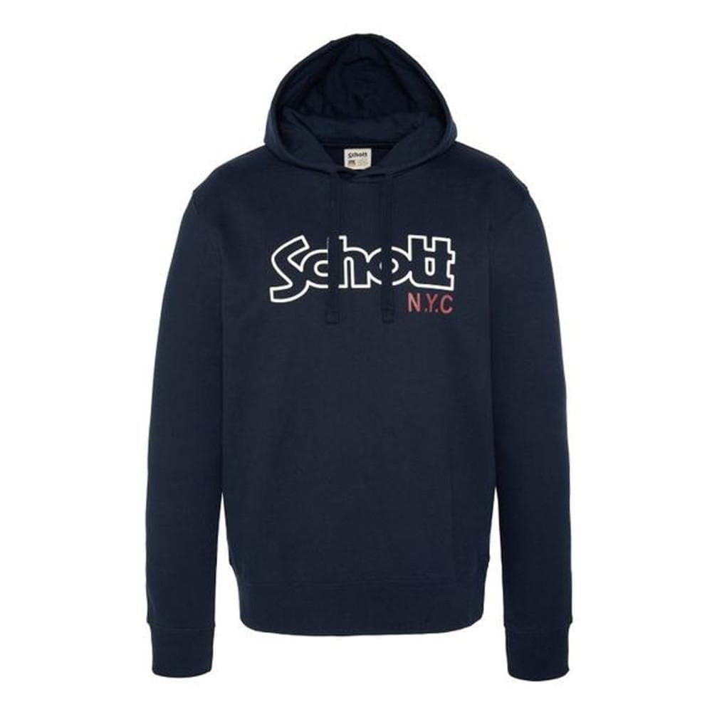 Sweat à capuche Marine Homme Schott Vintage 1