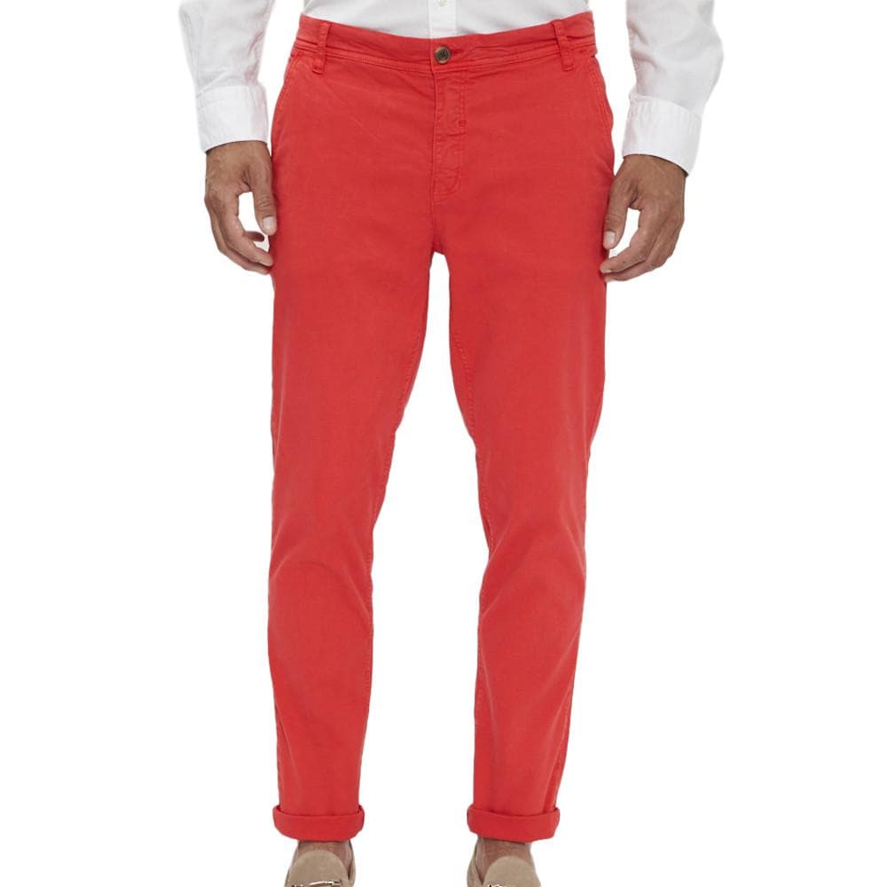 Chino Rouge Homme Paname Brothers Costa 1