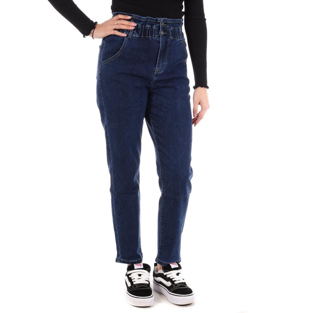Jean Droit Bleu Femme Monday Premium 643 1
