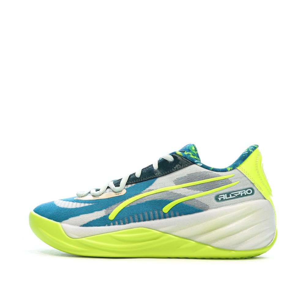 Chaussures de basketball Bleu/Verte Homme Puma All-pro Nitro 1