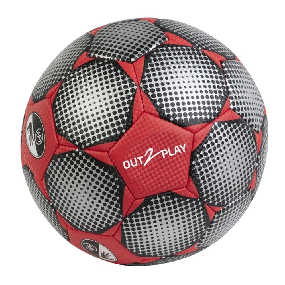 Ballon de Football Rouge/Gris T5 1