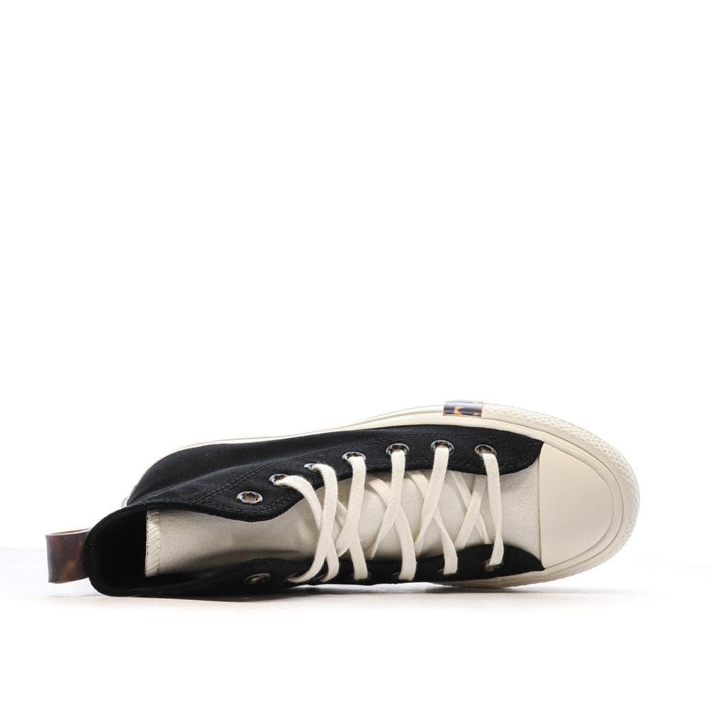 Baskets Noires Femme Converse All Star Lift Platform Tortoise 4
