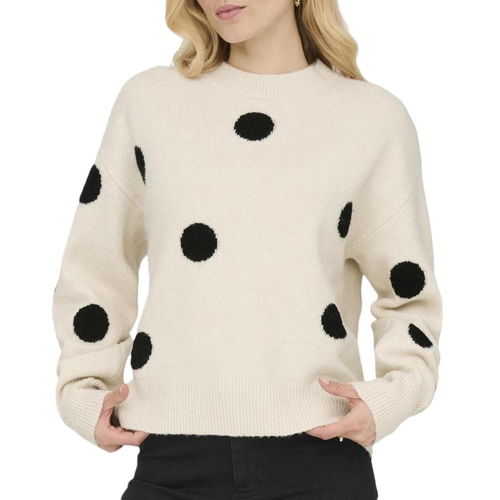 Pull Blanc/Noir Femme JDY Monica 1