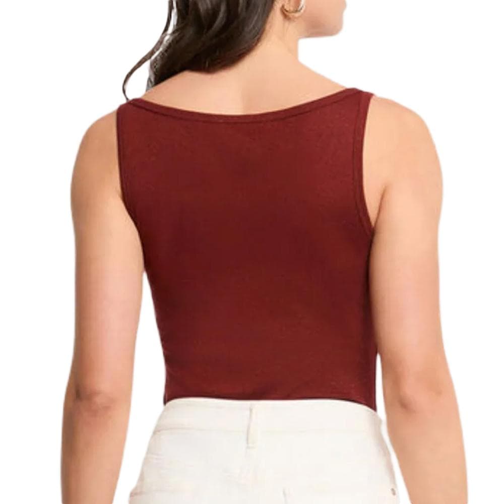Débardeur Rouge Femme Morgan Fantaisie Avec Bijoux 2
