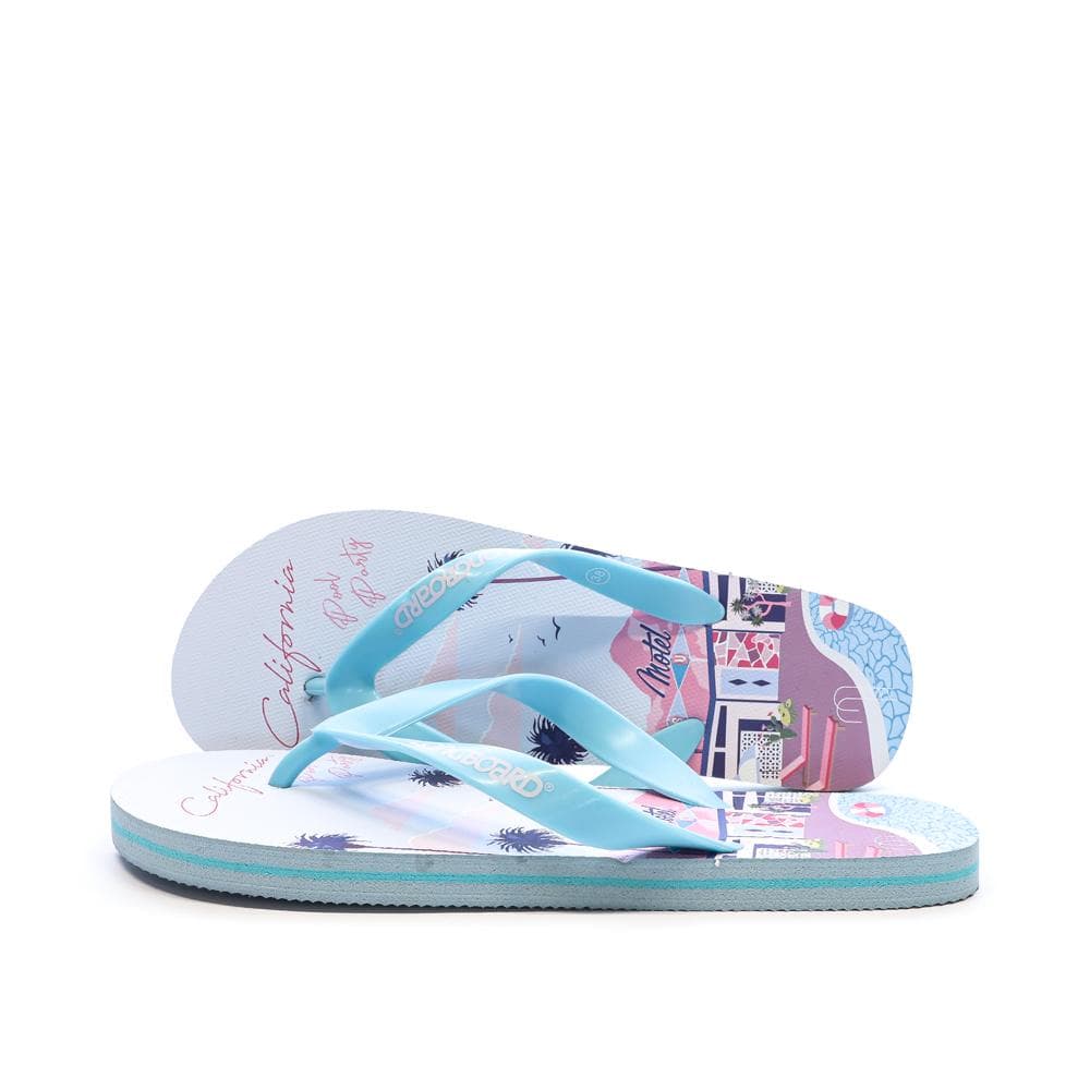 Tongs Bleu/rose Femme Longboard Calasi T1 1