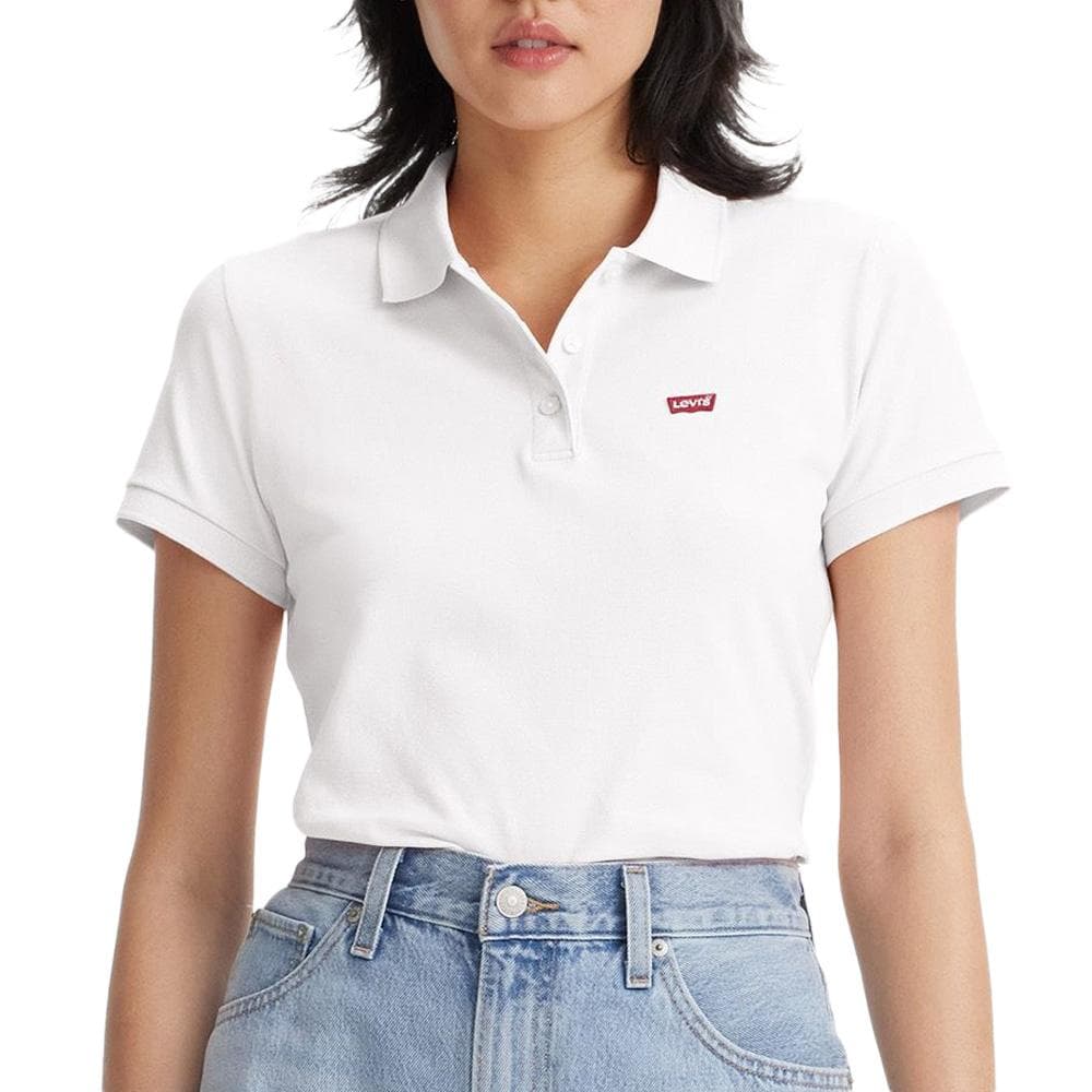 Polo Blanc Femme Levi's Levis Hm 1