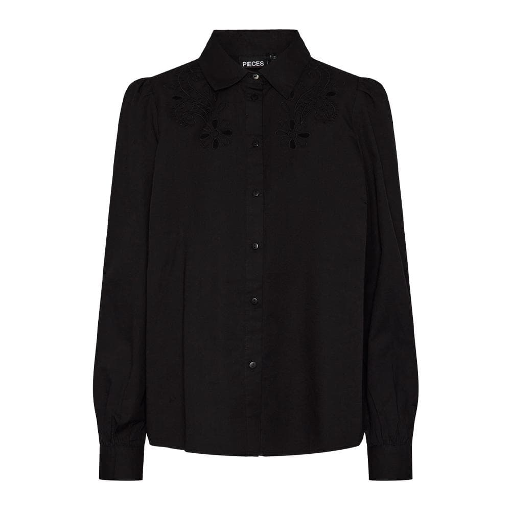 Chemise Noire Femme Pieces Nuda 1