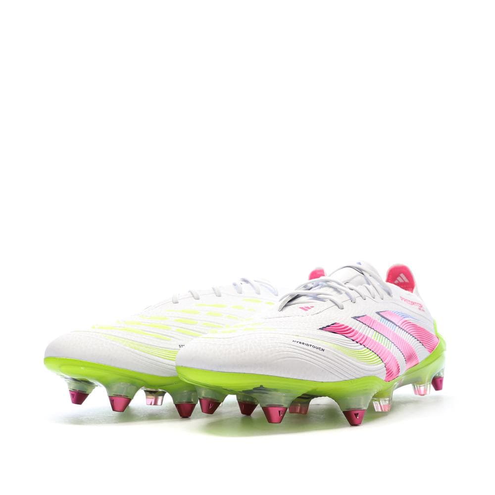 Chaussures de Foot Blanc/Rose Homme Adidas Adidas Predator Elite SG 6