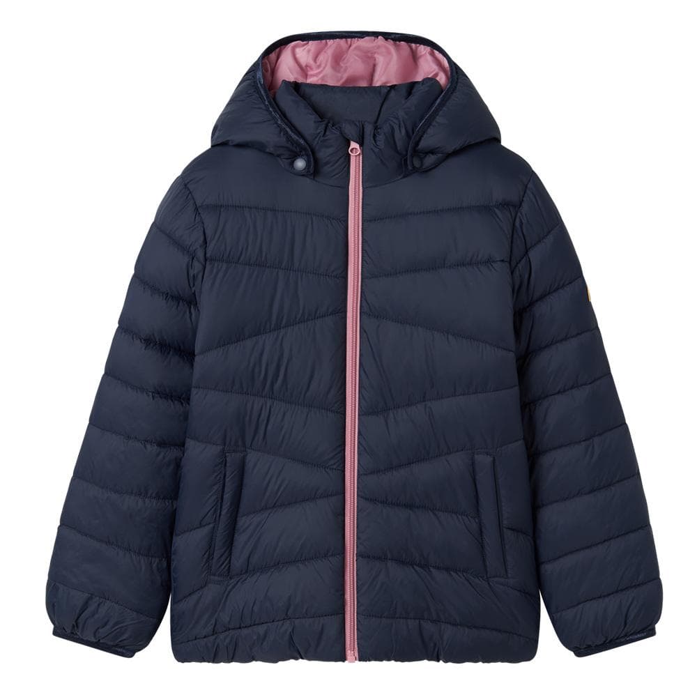Doudoune Marine/Rose Fille Name it Marble 1
