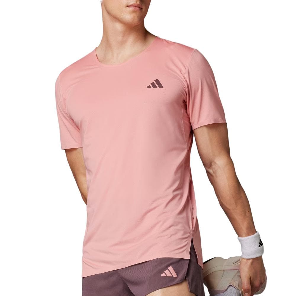 Maillot de Sport Rose Femme Adidas Adizero Tee 1