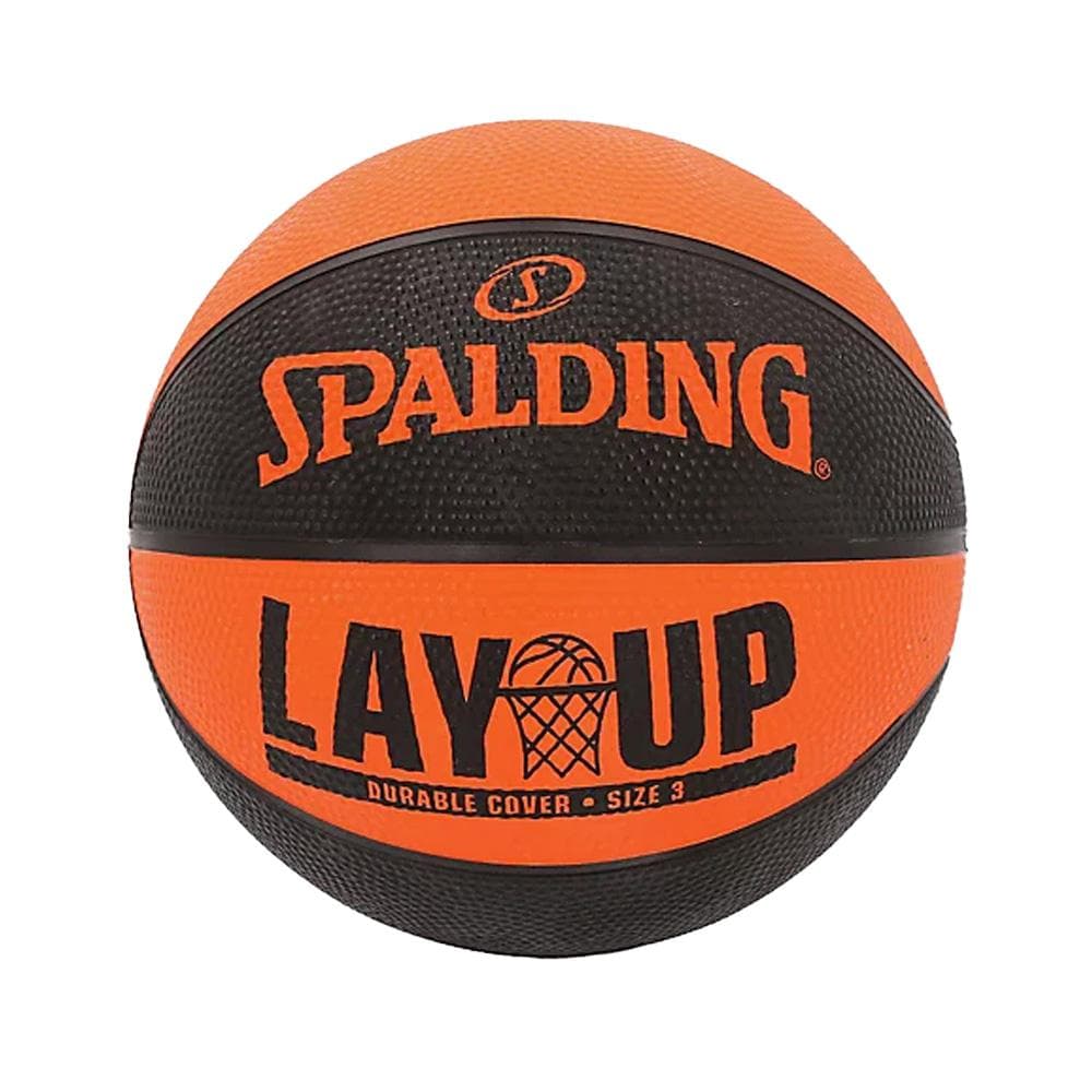 Ballon de basketball Orange/Noire Spalding Lay Up 1