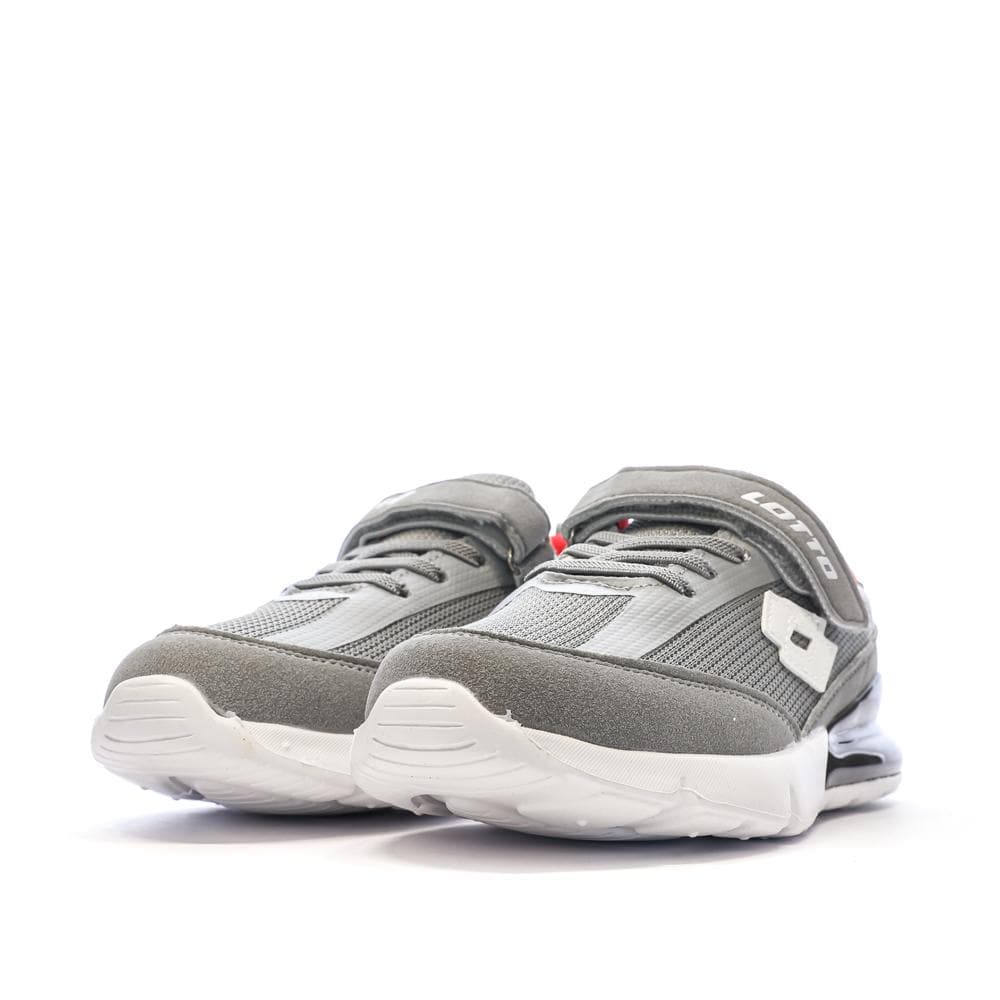Baskets Grises/Blanches Garçon Lotto Novara 6