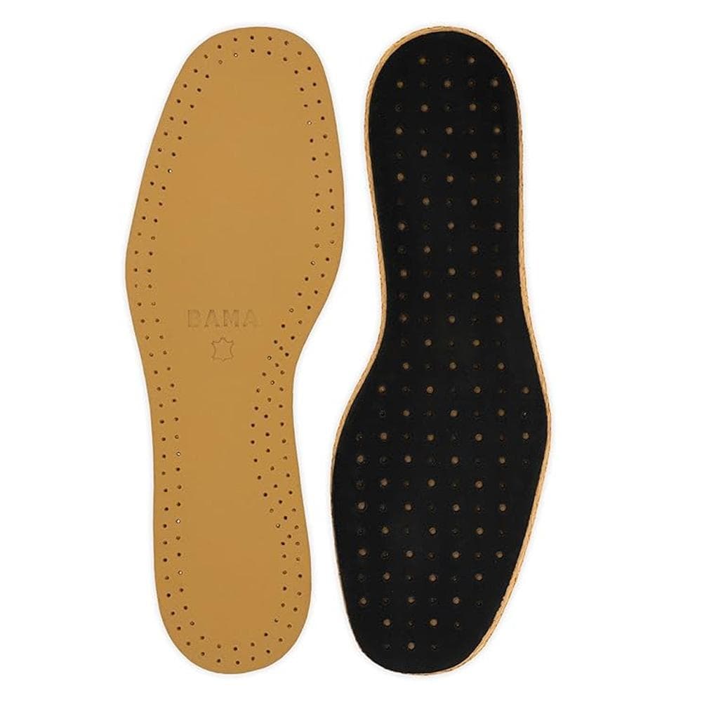 Semelles Intérieures Bama en Cuir Véritable et Charbon Actif 1