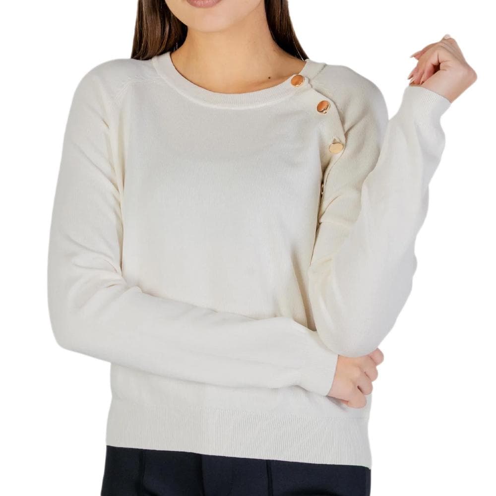Pull Beige Femme Morgan Boutons 1