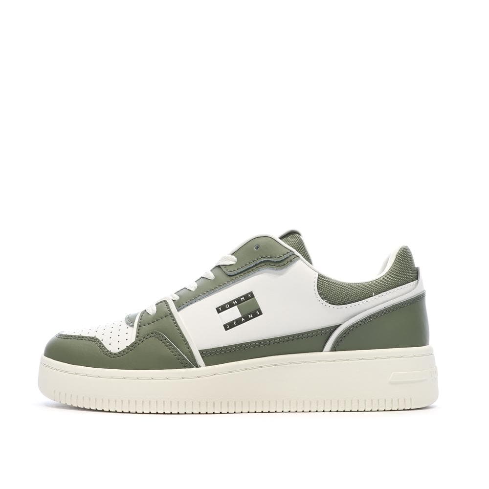 Baskets Blanc/Vert Homme Tommy Hilfiger Cupsole 1