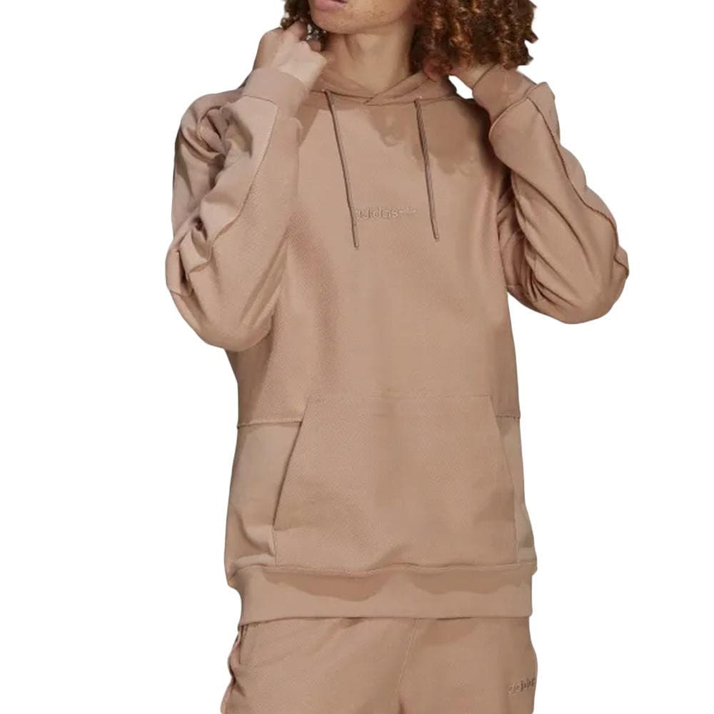 Sweat à capuche Rose Pâle Adidas Loopback 1