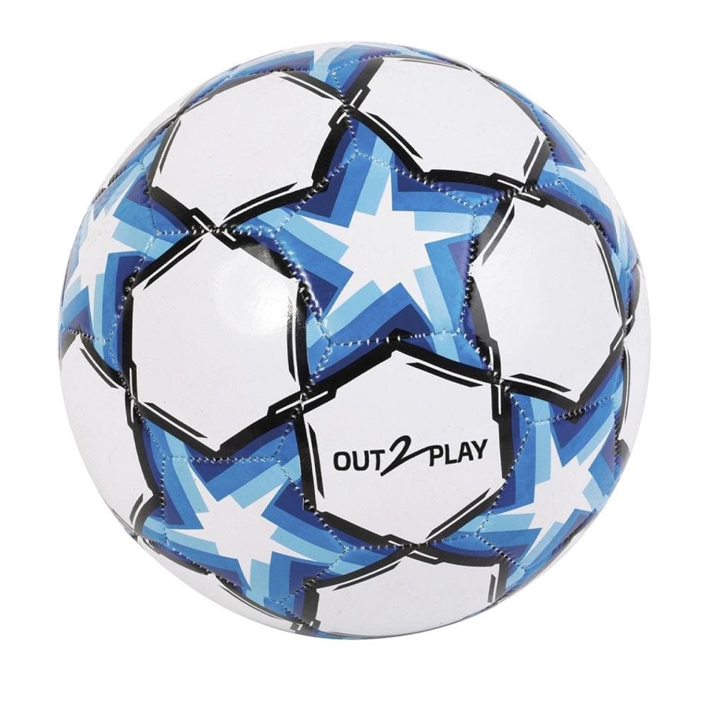 Ballon de Foot Bleu/Blanc NO MARK étoiles 1