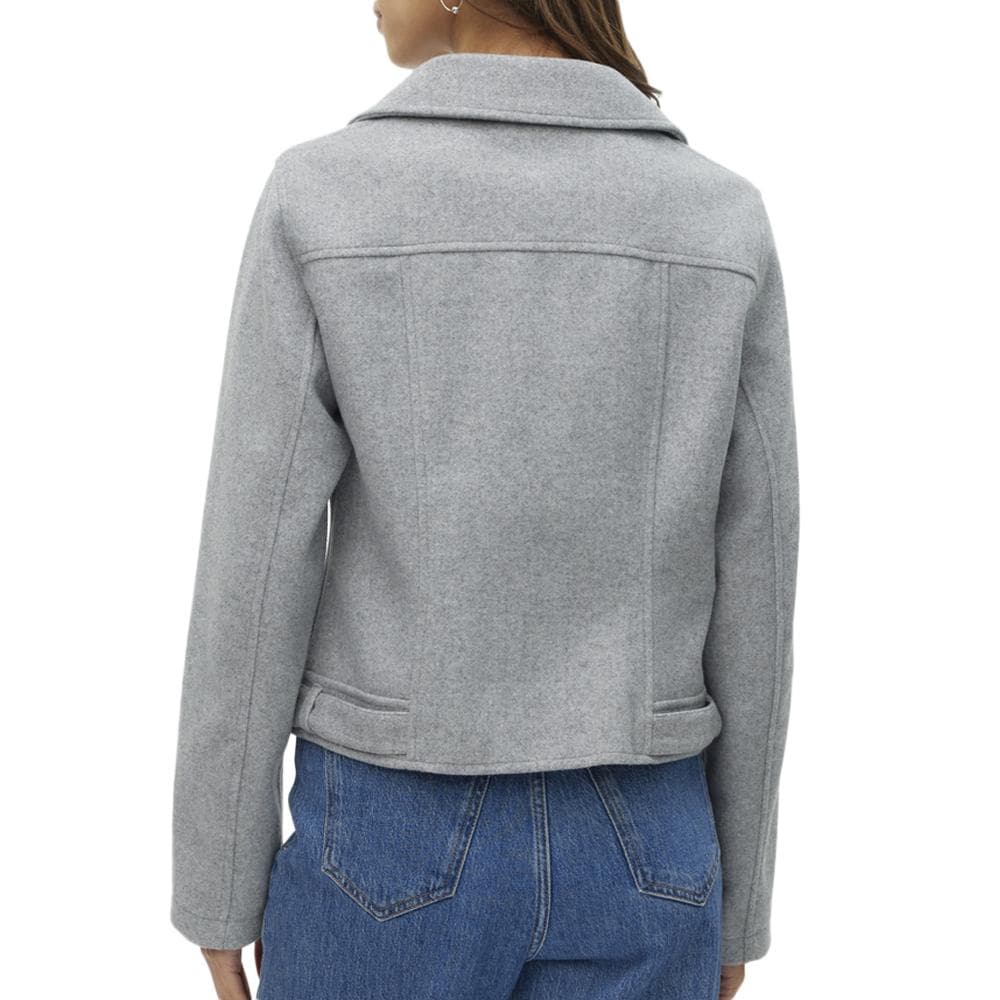 Veste Grise Femme Vero Moda Biker 2