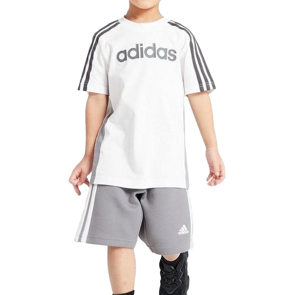 Ensemble Blanc/Gris Garçon Adidas IS6332 1