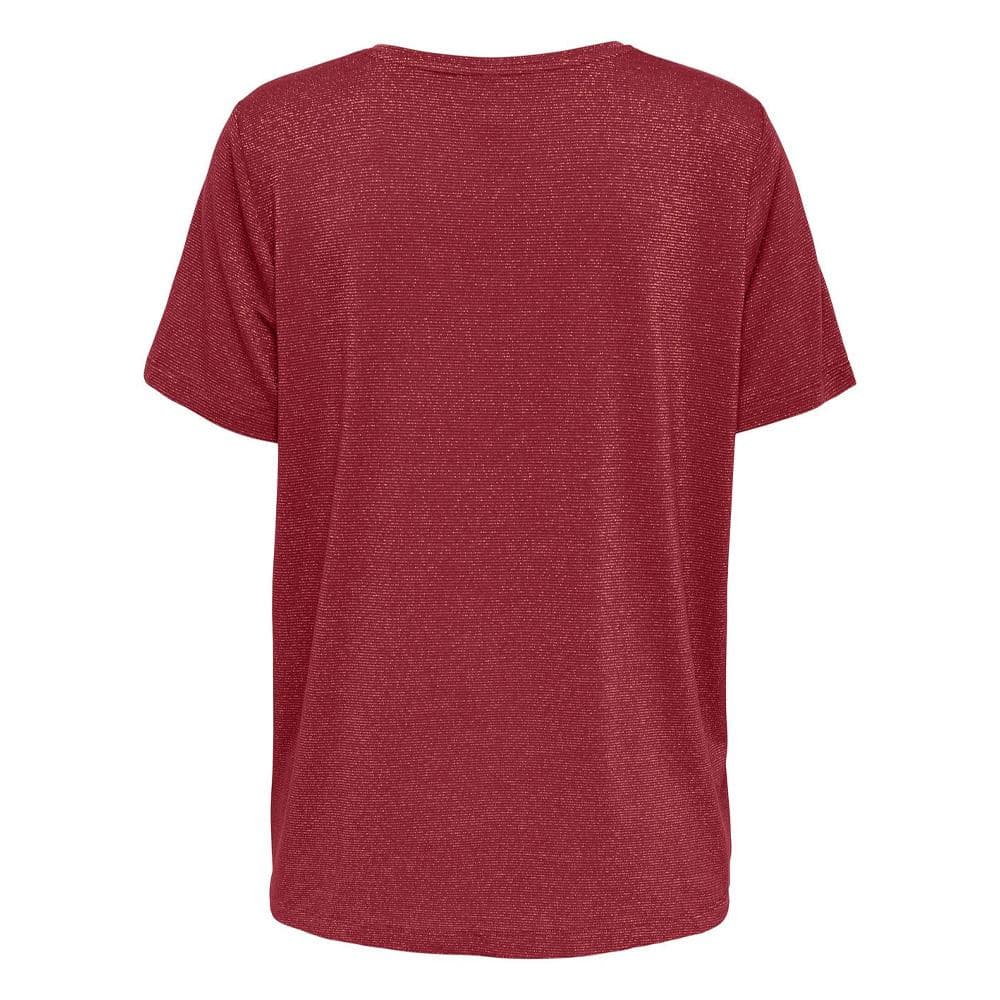 T-shirt Rouge Femme Only Harly 2