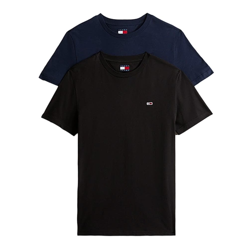 Lot de 2 T-Shirt Noir/Marine Homme Tommy Hilfiger DM0DM20687 1