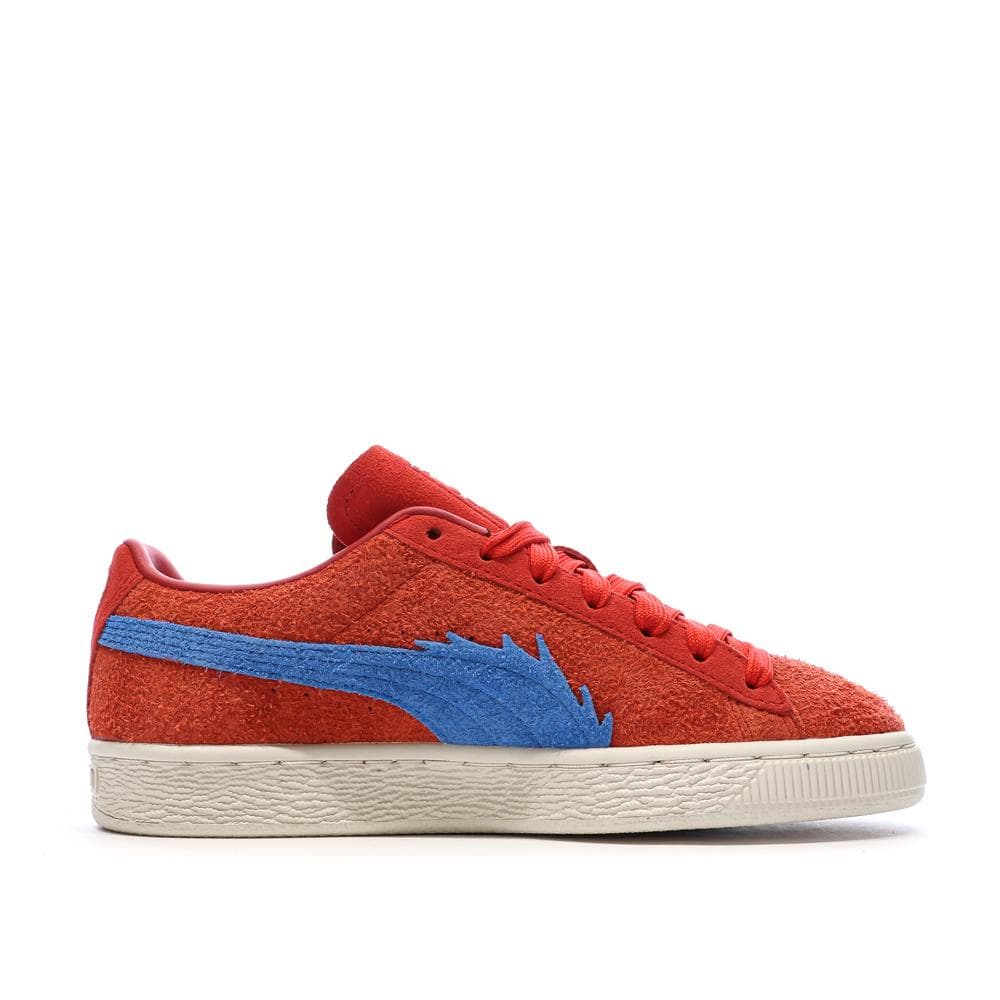 Baskets Rouge/Bleu Garçon Puma Suede One Piece Jr 2