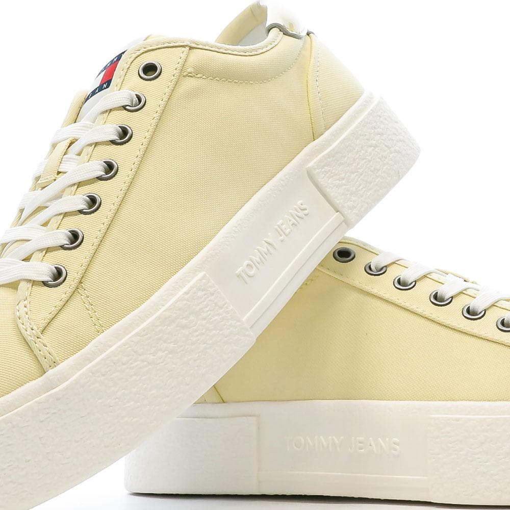 Baskets Jaunes Femme Tommy Hilfiger Foxing Flatform 7