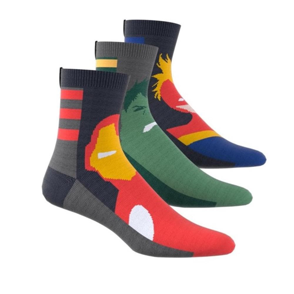 x3 Paires de Chaussettes Grises Homme Adidas IW1111 1