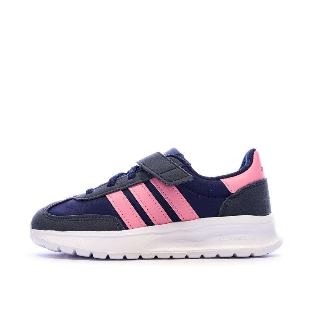 Baskets Marines/Roses Fille Adidas Run 70s 1