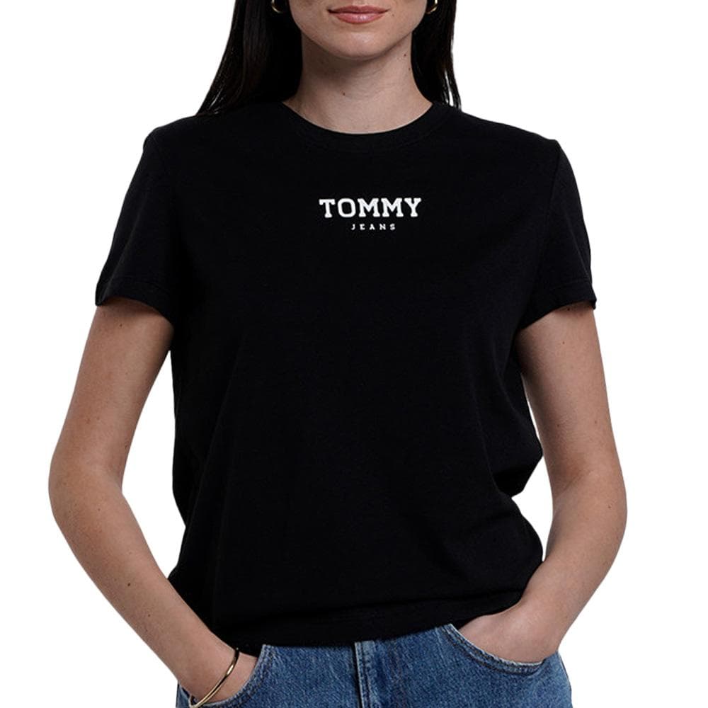 T-Shirt Noir Femme Tommy Hilfiger DW0DW21842 1