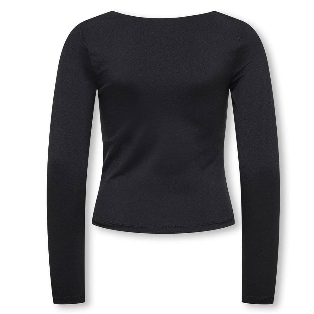 T-Shirt Manches Longues Noir Fille Kids ONLY Kogea 3