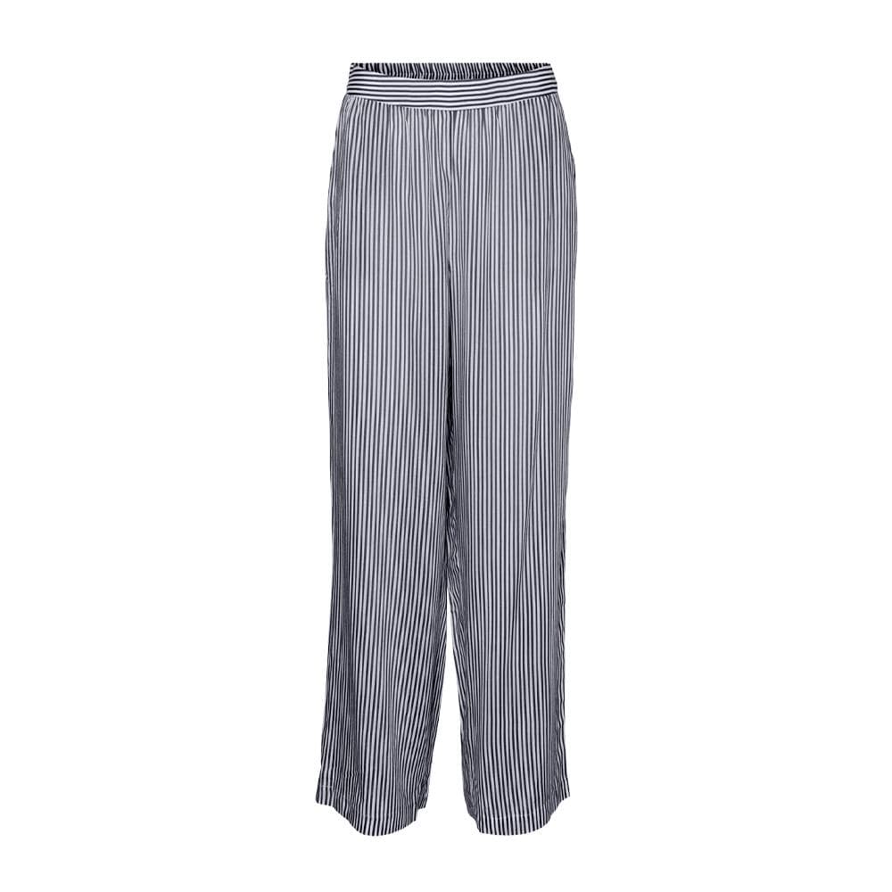 Pantalon à Rayures fluide Blanc Femme Vero Moda Bumpy 1