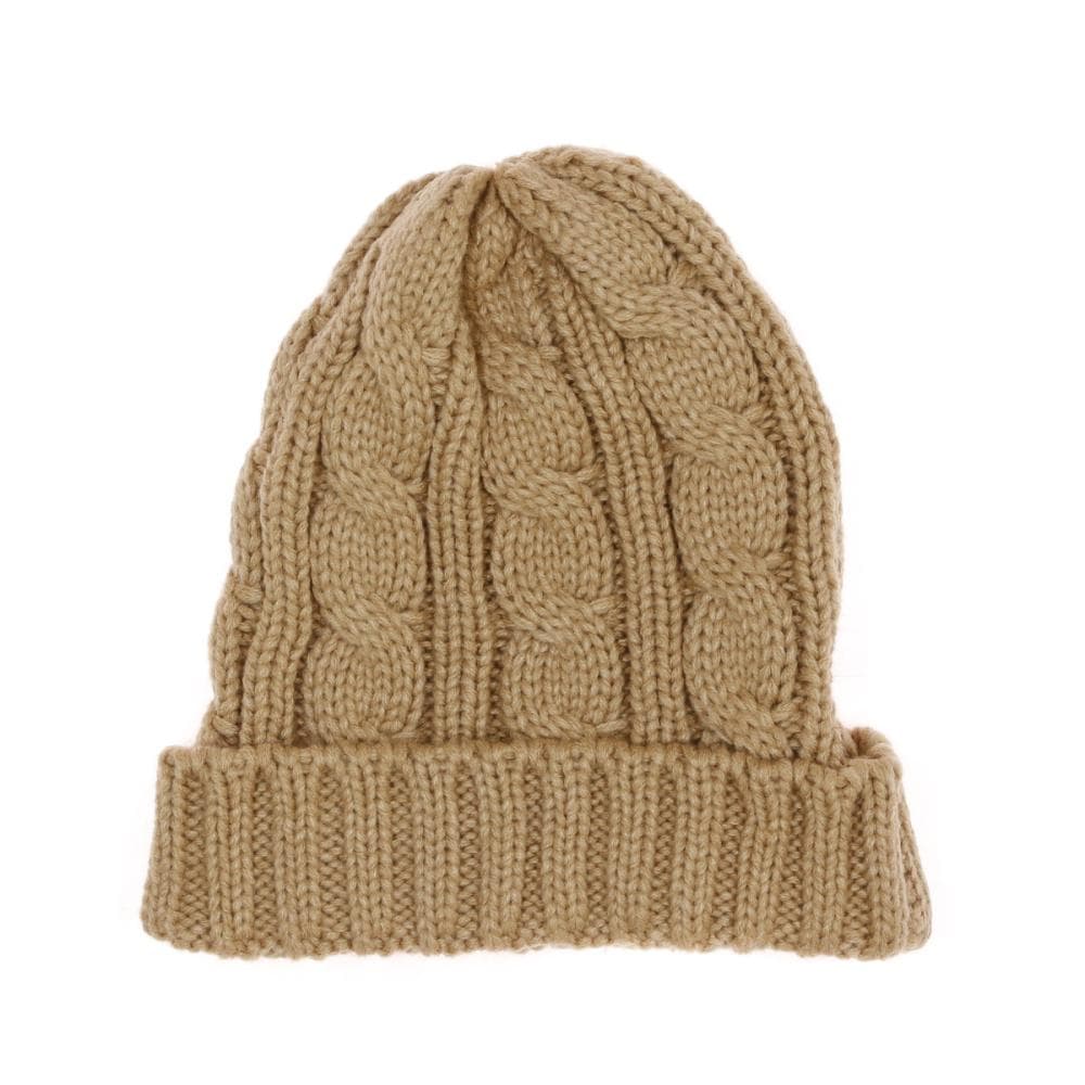 Bonnet Beige Femme Infinitif Paris Links 1