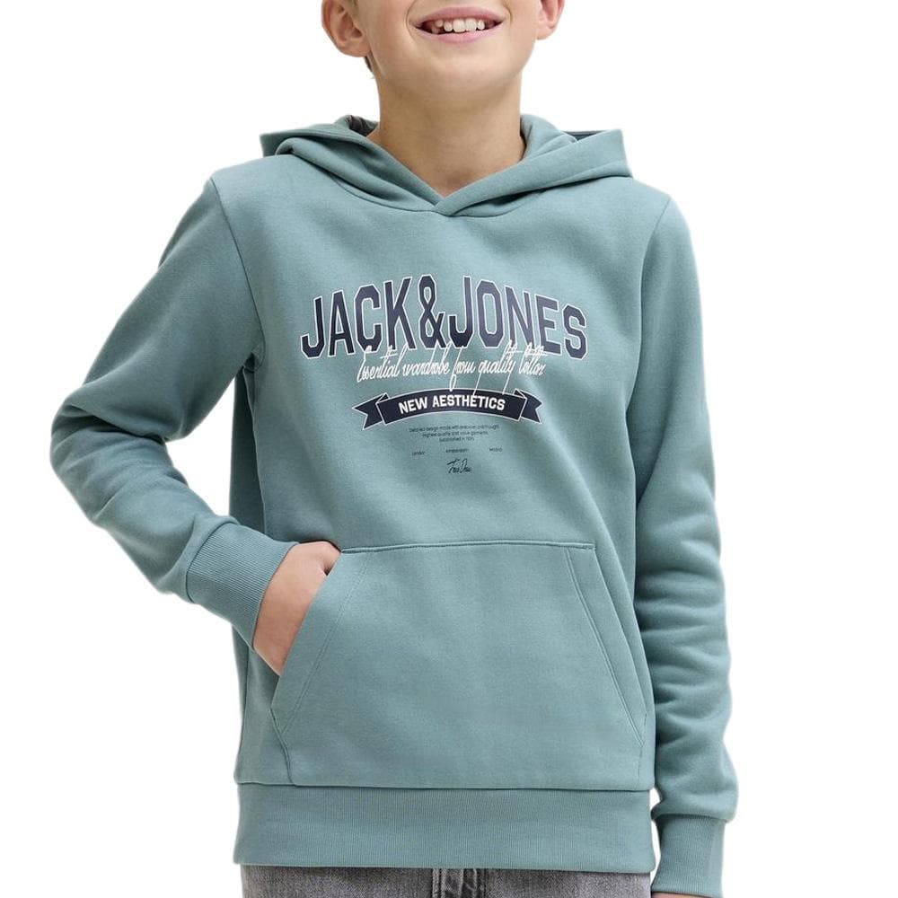 Sweat Bleu Garçon Jack & Jones Logo Sweat 1