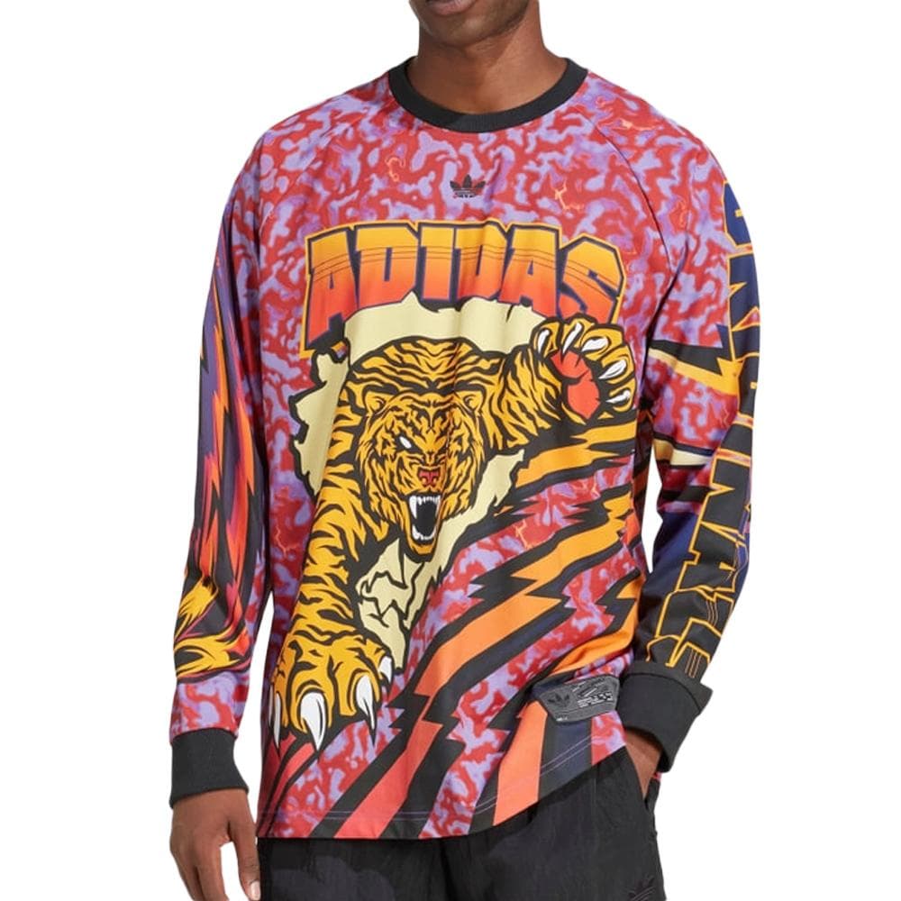 T-Shirt Rouge Homme Adidas Graphic Adilenium Season 3 1
