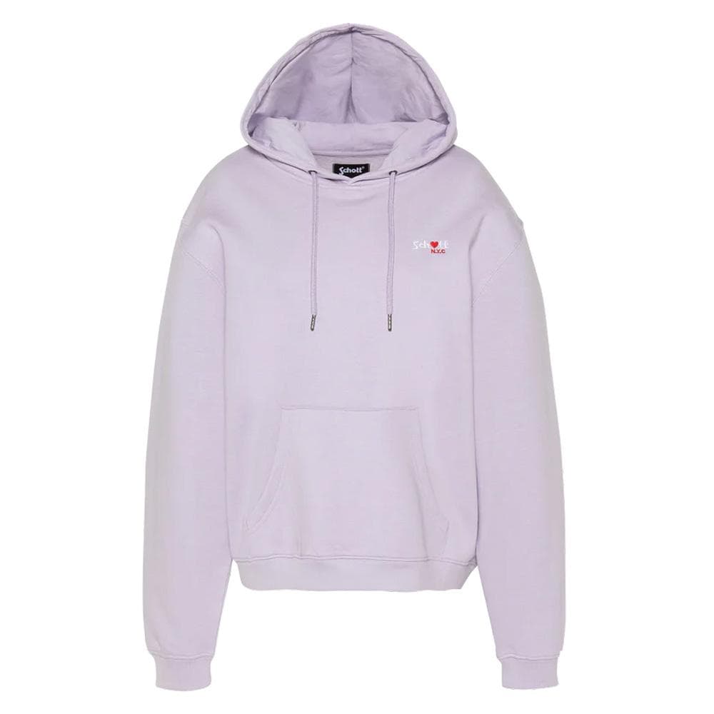 Sweat Mauve Femme Schott SWHBRODEDW 1