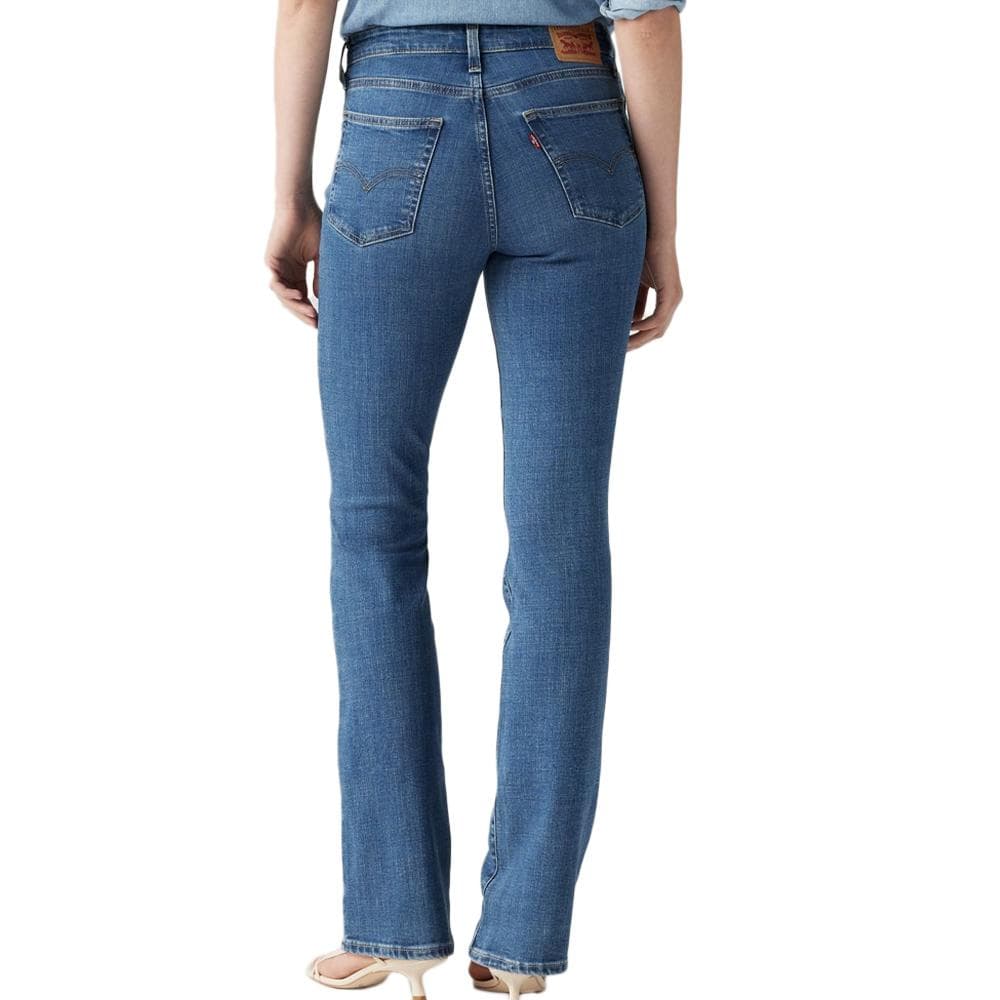Jean 725 Bleu Foncé Femme Levi's High Rise Bootcut Med Indi 2